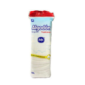 ALGODON ZIG ZAG BOLSA X 100 GR MK